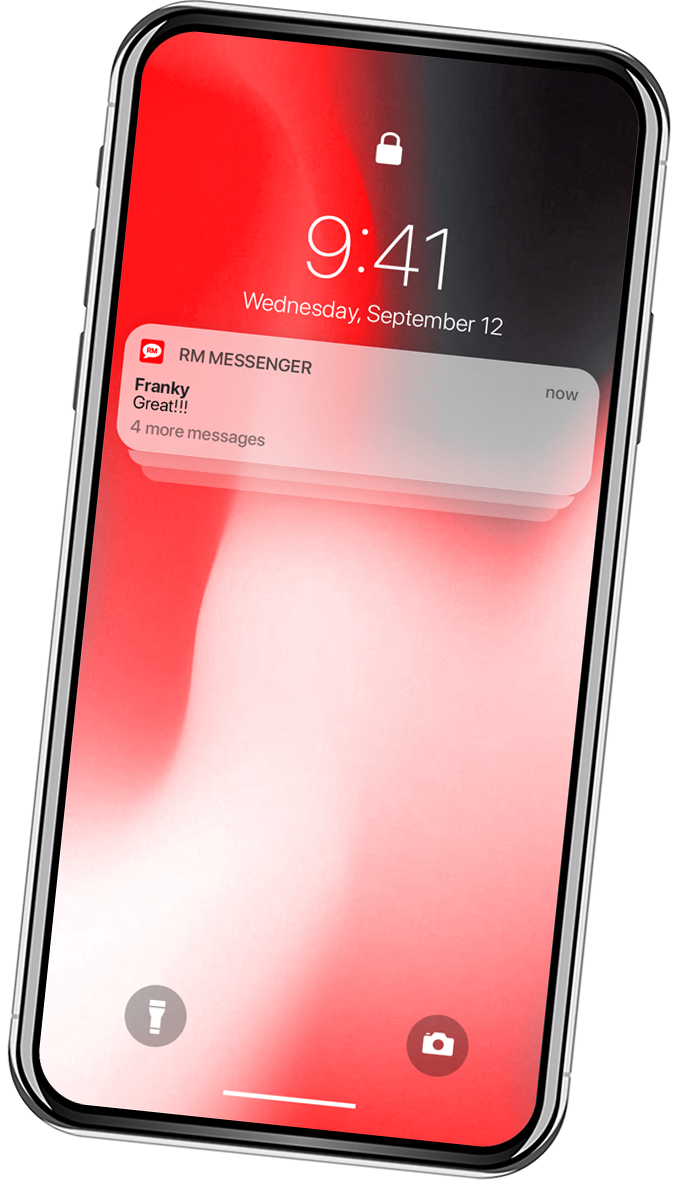 RM Messenger App Notifications