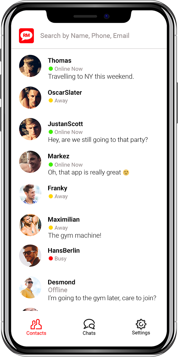 RM Messenger Contacts